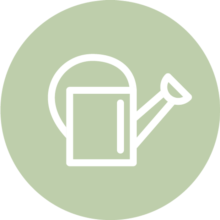 Pictogramme jardin arrosage
