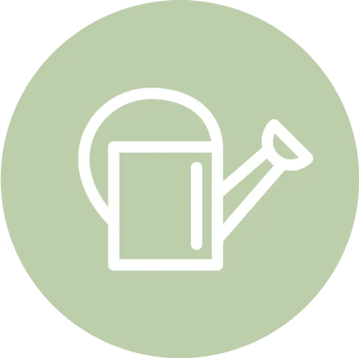 Pictogramme jardin arrosage