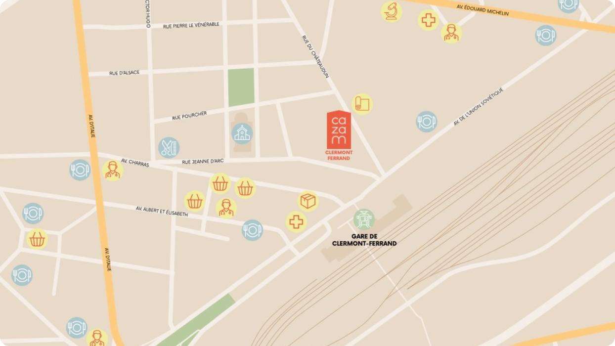 Résidences pour séniors Cazam Clermont-Ferrand